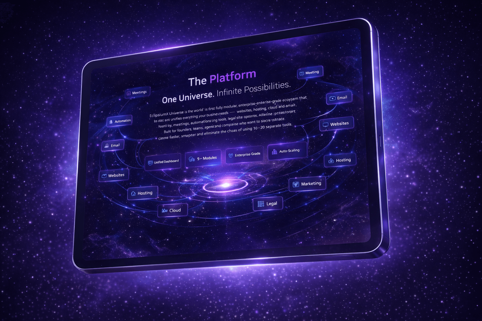 EclipsiumX Universe — The all-in-one business platform